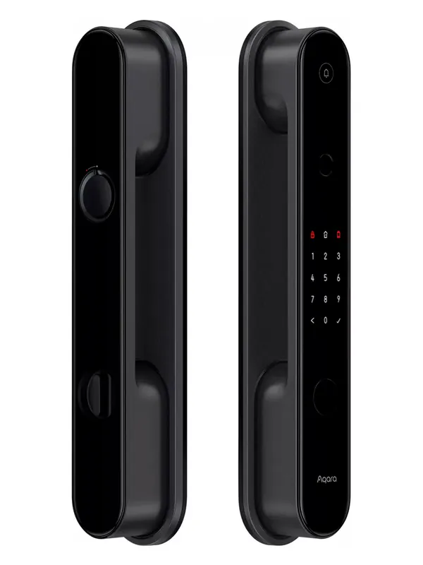 Умный замок Aqara D100 Zigbee: наружная и внутренняя панели